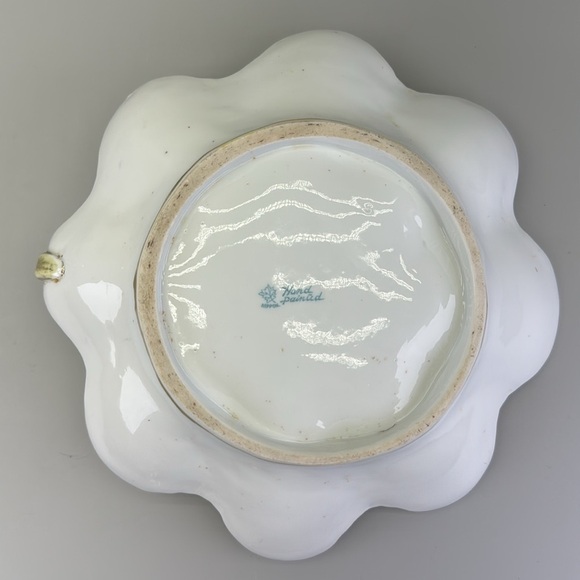 Antique Hand Painted Nippon Handled Dish - Picture 9 of 10